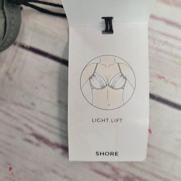 Women's Shore Light Lift Bikini Top Shade & Shore Army Green 34C - Picture 7 of 7